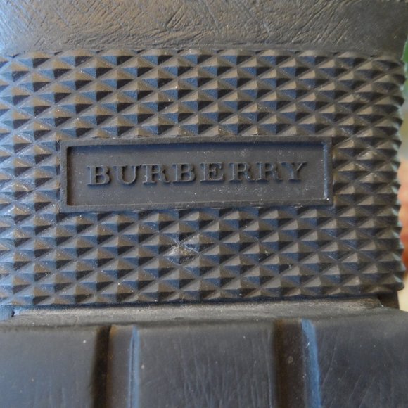 Burberry Black Leather/Nylon Zip Weather/Snow Boots Size 37 - Picture 14 of 16